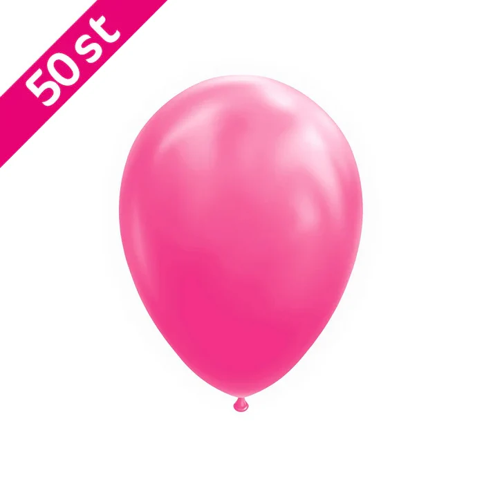 Ballonnen - 50 stuks - 30 cm - donker roze