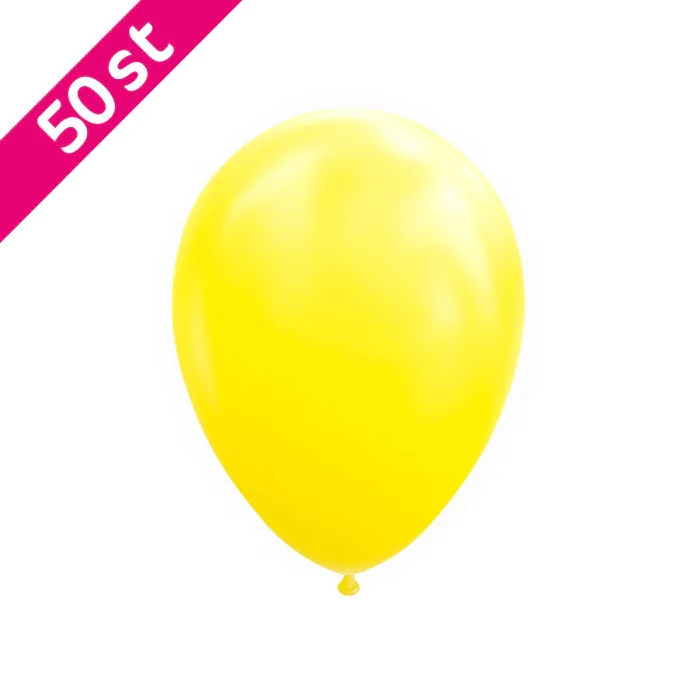 Ballonnen - 50 stuks - 30 cm - geel
