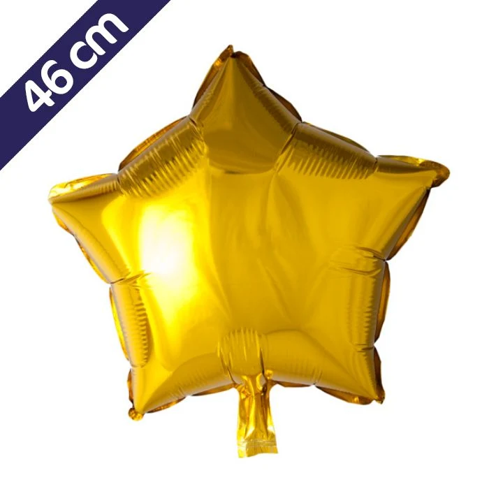 Ster Folieballon - 46 cm - goud