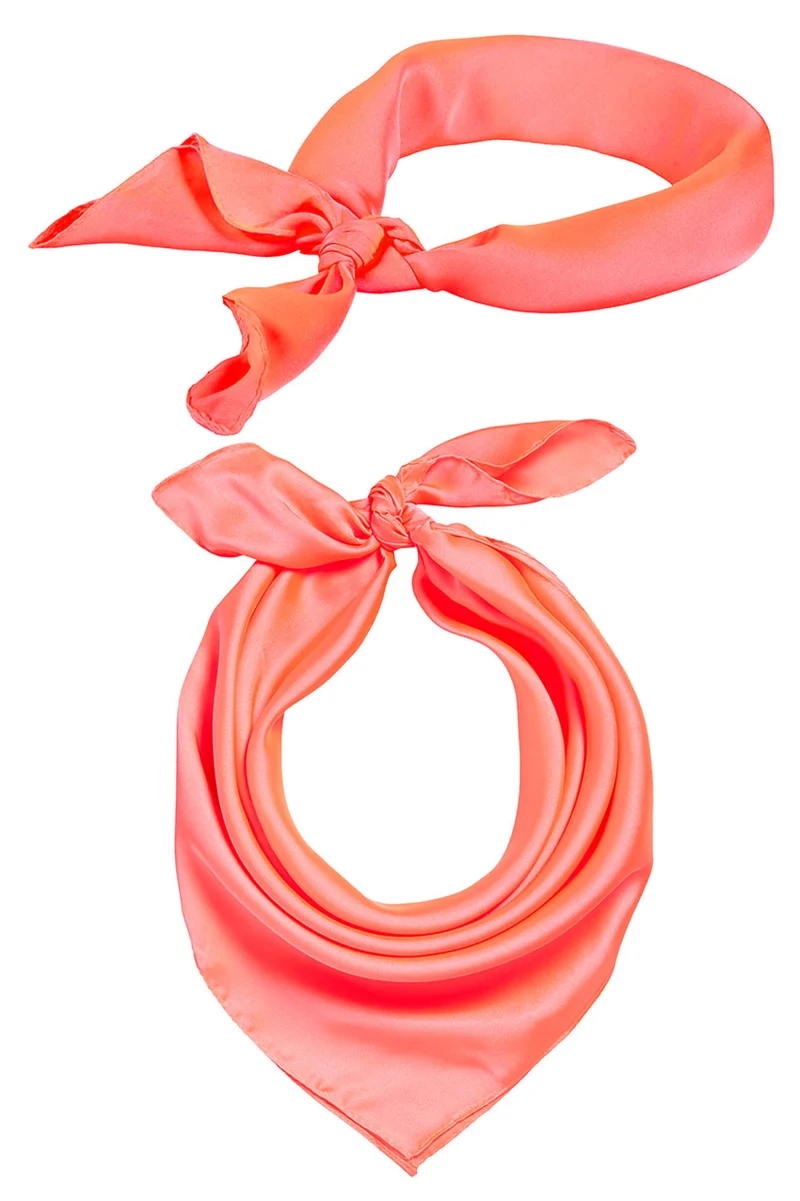 Bandana multifunctioneel roze 52x52 cm