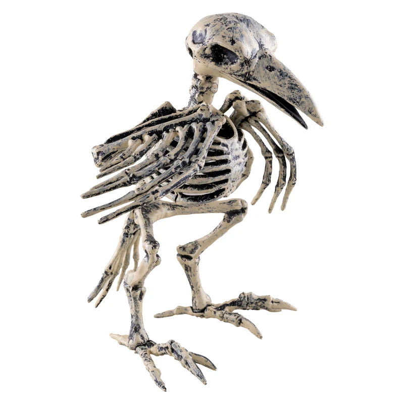 Vogelskelet 20 cm | Halloween decoratie van pvc