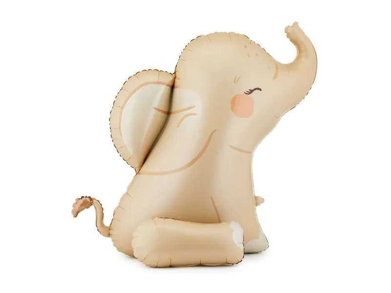 Folieballon Olifant Beige (84x90cm)