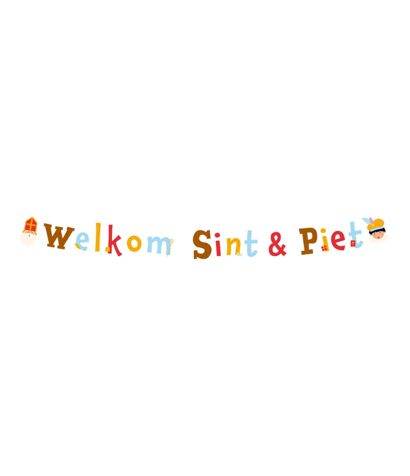 Sinterklaas versiering | letterslinger