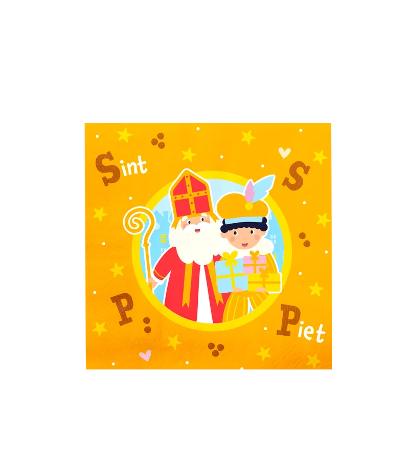 Sinterklaas servetten - 16 stuks