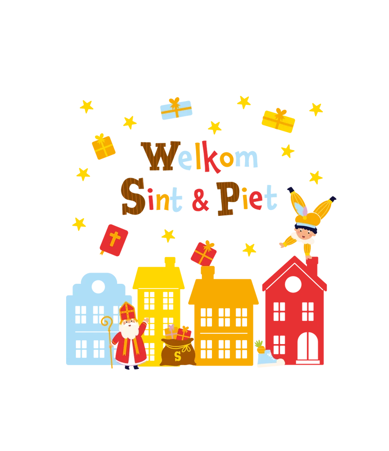 Sinterklaas raamstickers
