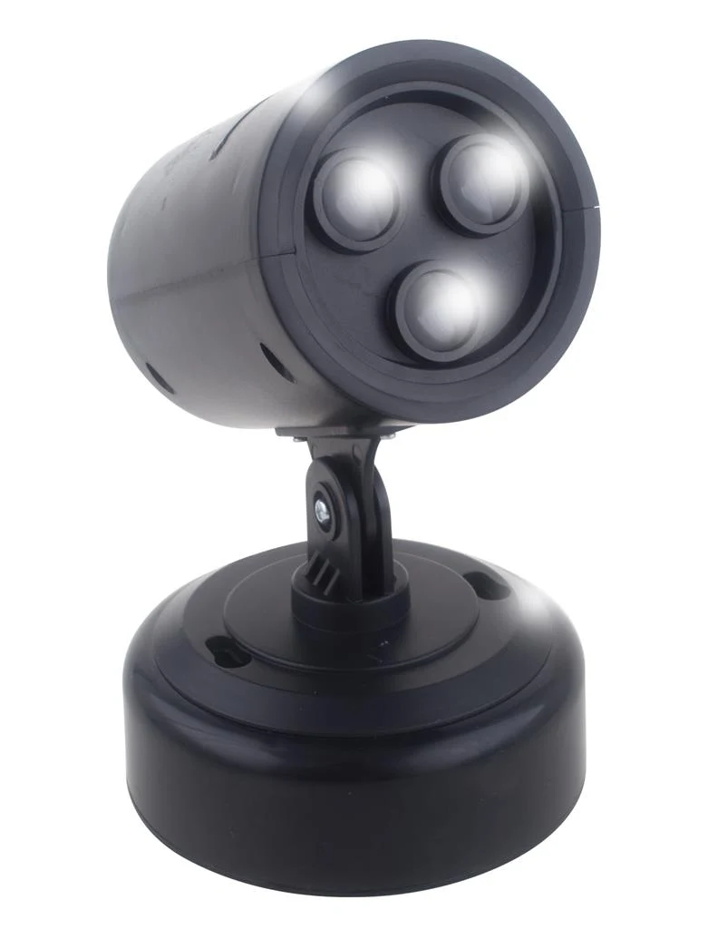 Projector bliksem en donder zwart met licht en geluid