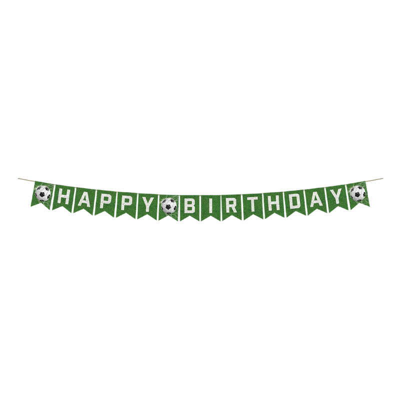 Banner Voetbal Happy Birthday (6m)