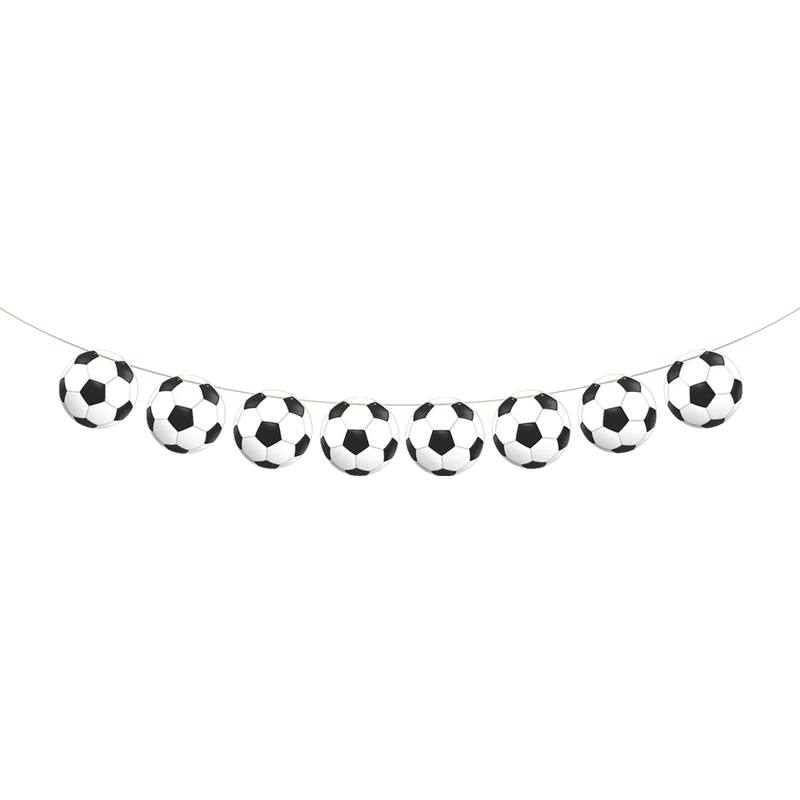 Voetbal Slinger Zwart Wit 2m