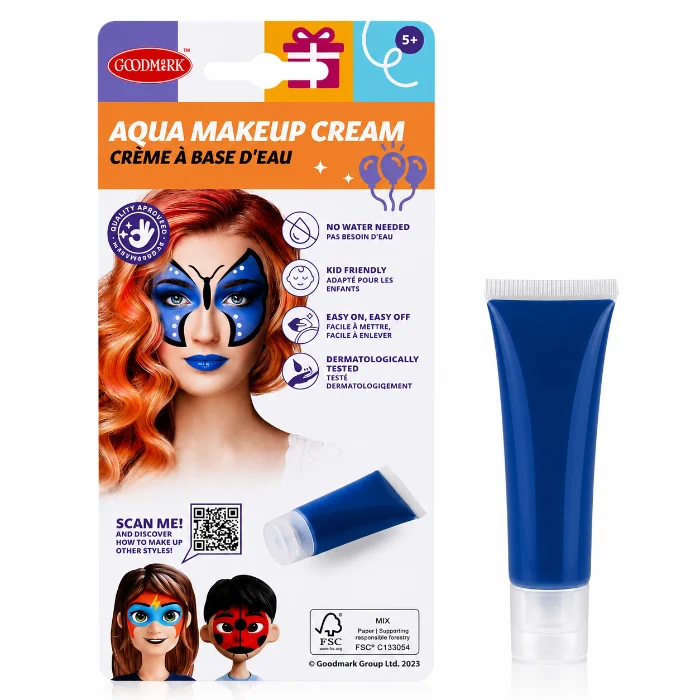 Make-up blauw waterbasis 20ML