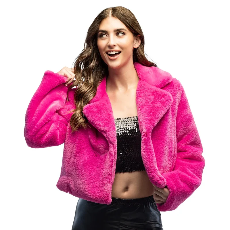 Jasje Fluffy Rave Fuchsia