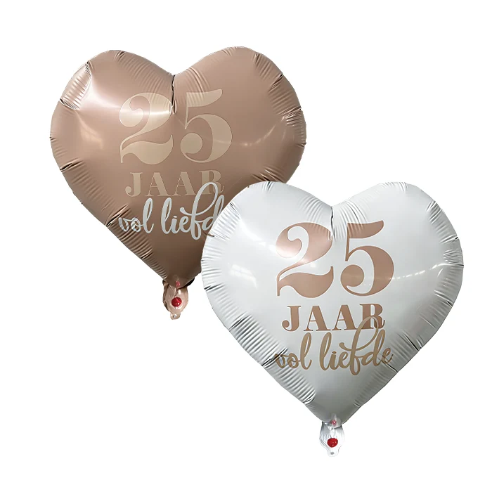 Folieballonnen 25 jaar Vol Liefde