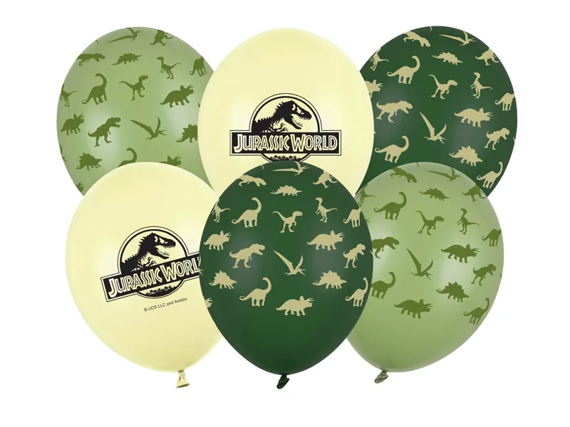 Ballonnen Mix Jurassic World (6st)