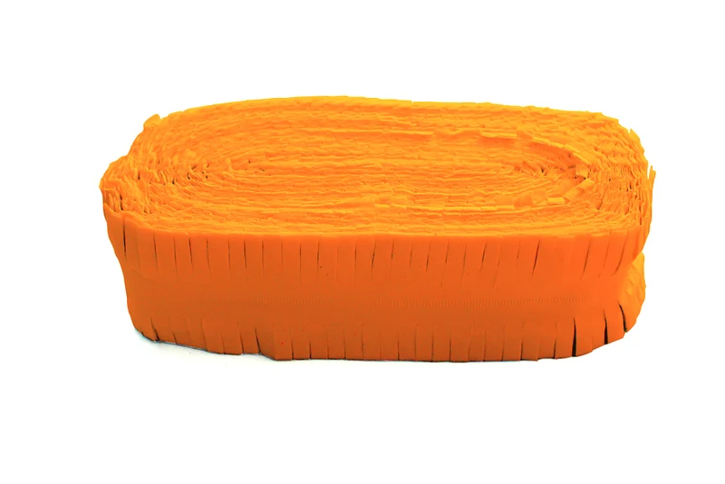 Crêpeslinger - 24 meter - oranje - Brandvertragend