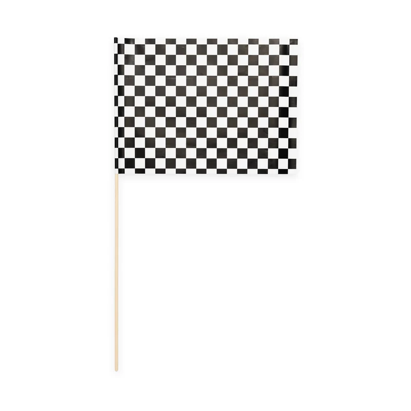Zwaaivlaggetjes Formule 1 - 10 stuks - 20 x 30 cm