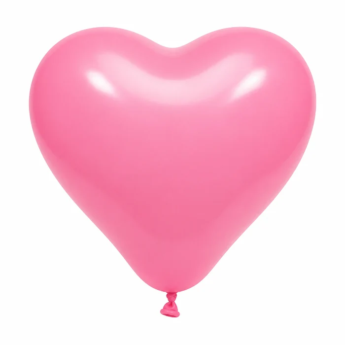 Ballonnen Pastel Hart - Roze - 30cm - 4 stuks