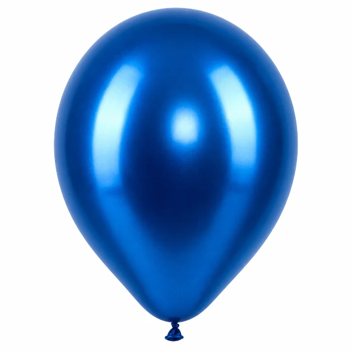 Ballonnen Metallic - Blauw - 30cm - 10 stuks