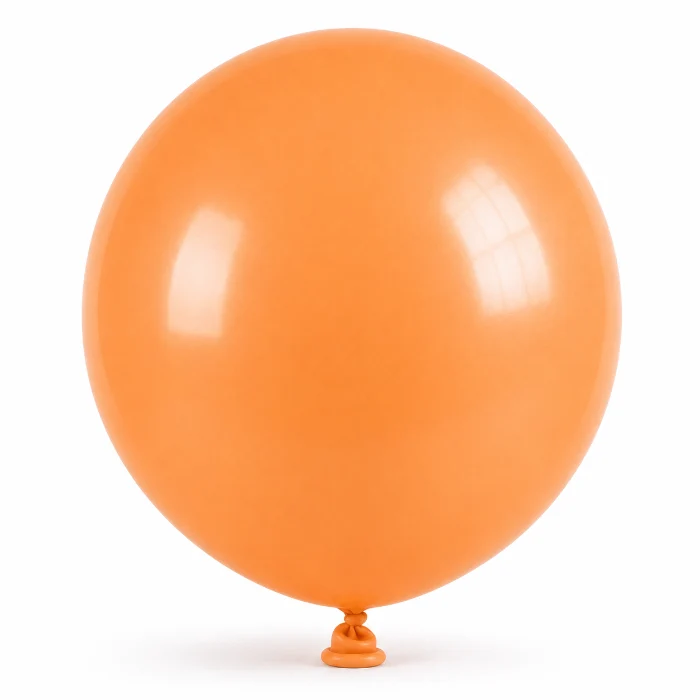 Mega Ballon Pastel - Oranje - 60cm - 1 stuk