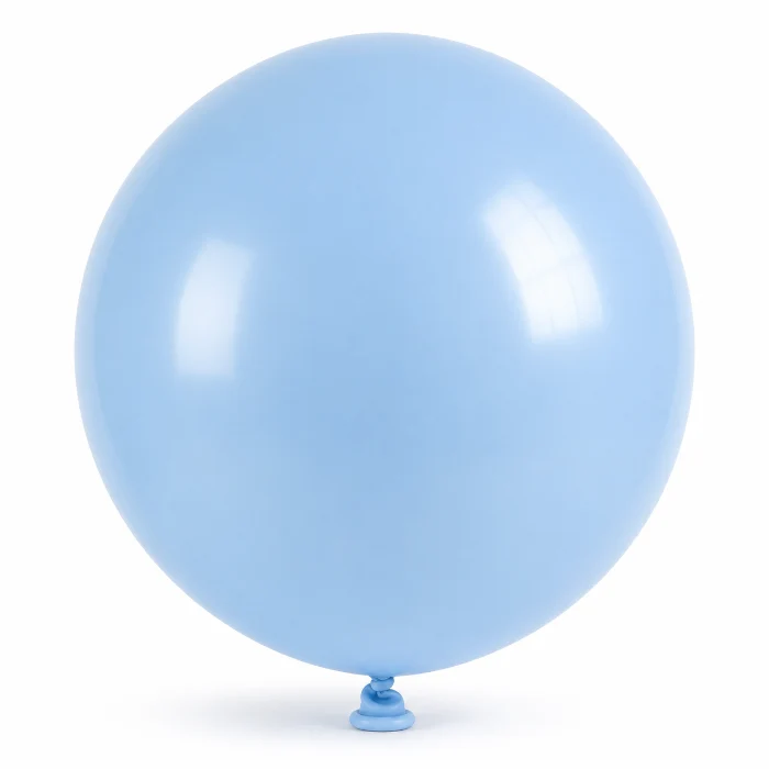 Mega Ballon Pastel - Blauw - 60cm - 1 stuk