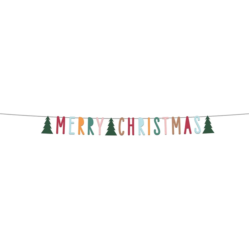 Letterslinger Merry Christmas - 1,5 meter - Holly Jolly