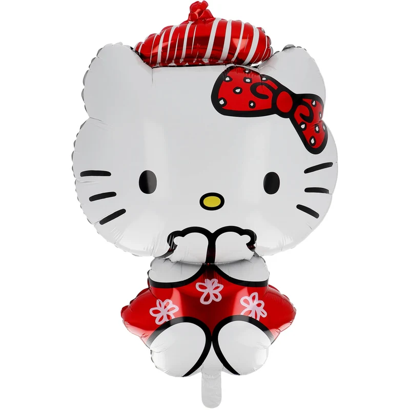 Folieballon Hello Kitty Paris Hoofd en Lijf 48x71cm