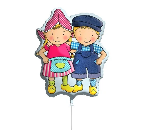 Folieballon Fien & Teun Shape (60cm)