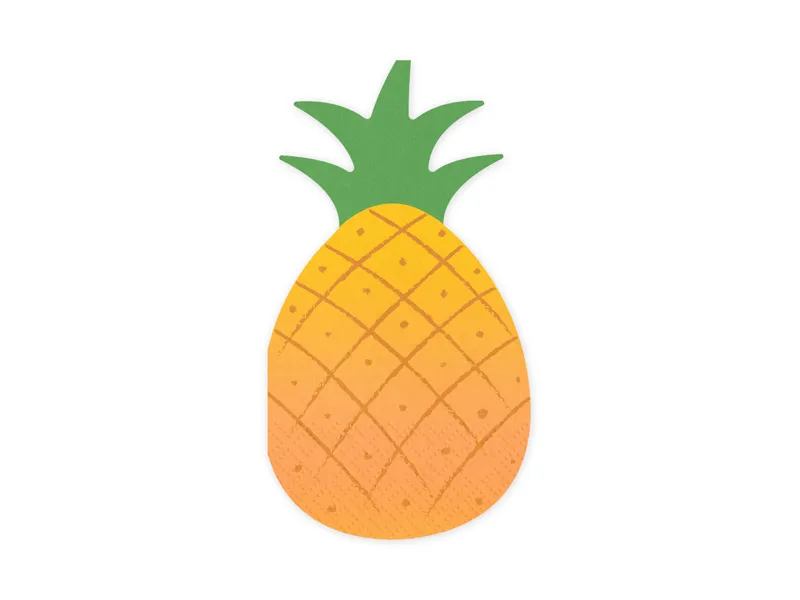 Servetten Ananas Tropisch (20st)
