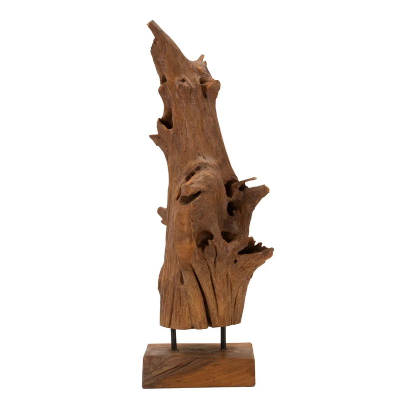 Mauro Ferretti sculptuur - 23x27x64 cm - bruin