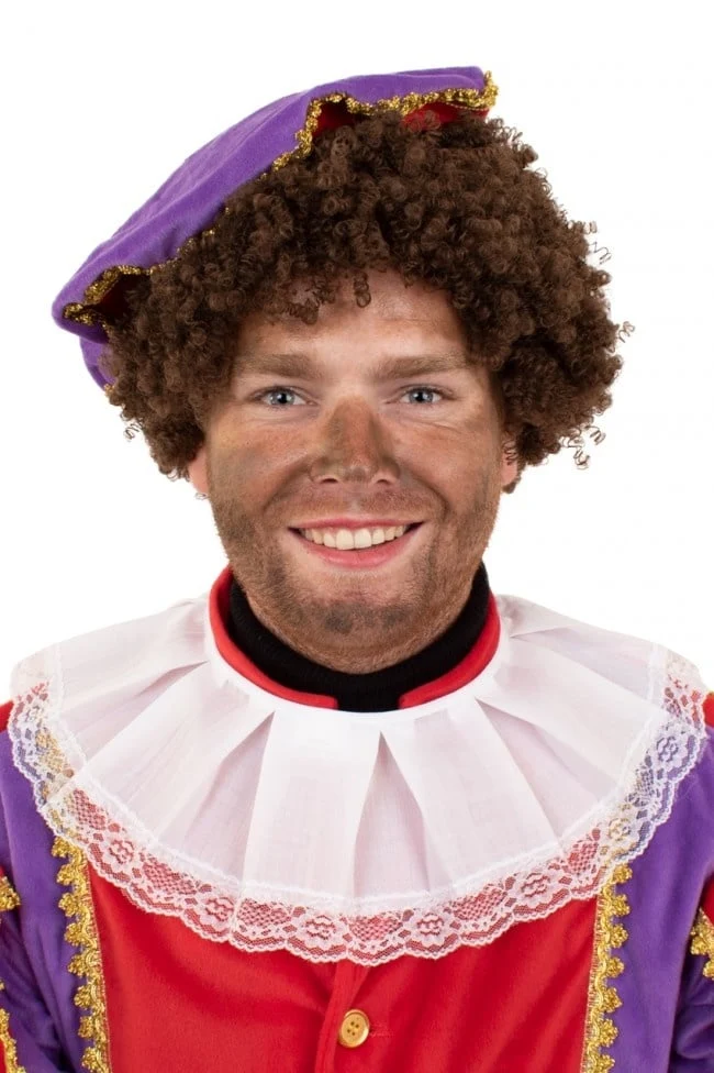 Pieten kraag met kant