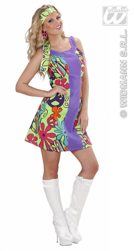 Feestkleding: Hippiejurk + hoofdband