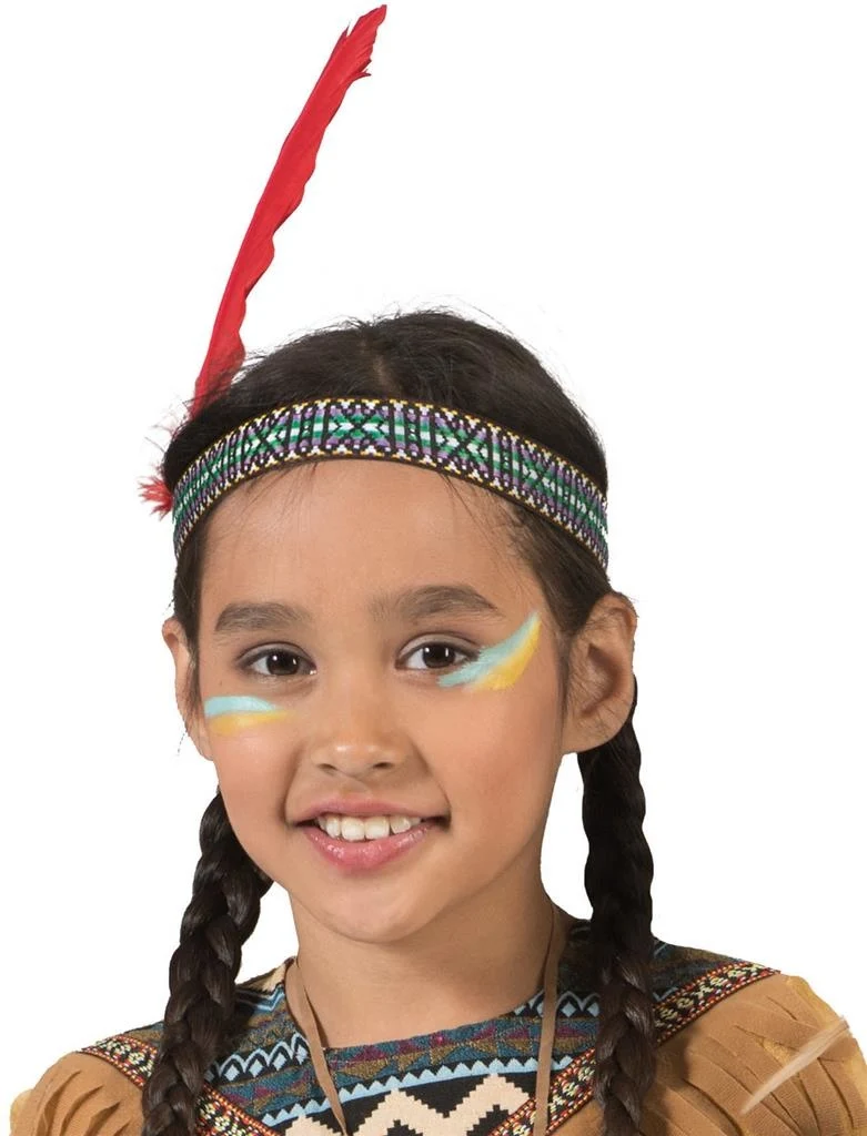 Indianentooi Aponi met veer kinderen