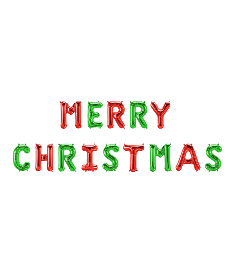 Merry Christmas folieballon - 40 cm