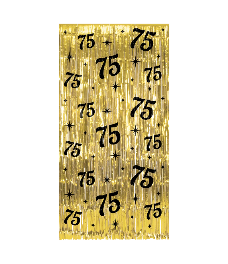 75 jaar Foliegordijn - 200 x 100 cm - Classy