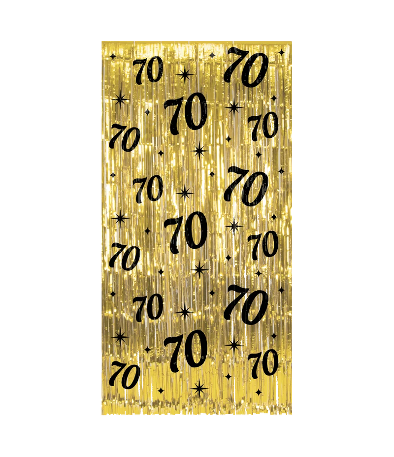 70 jaar Foliegordijn - 200 x 100 cm - Classy