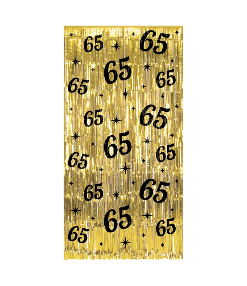 65 jaar Foliegordijn - 200 x 100 cm - Classy