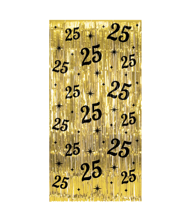 25 jaar Foliegordijn - 200 x 100 cm - Classy