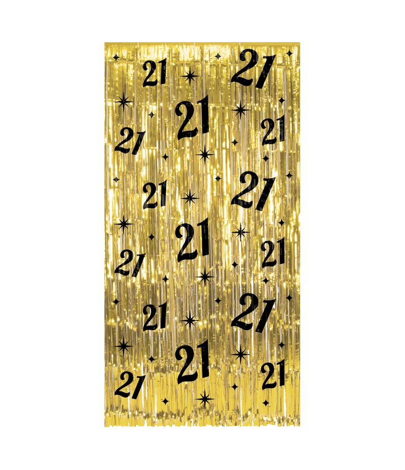 21 jaar Foliegordijn - 200 x 100 cm - Classy