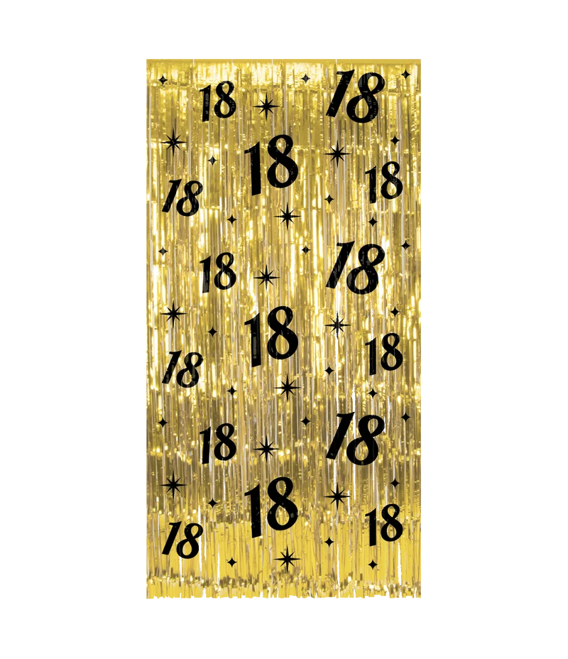 18 jaar Foliegordijn - 200 x 100 cm - Classy