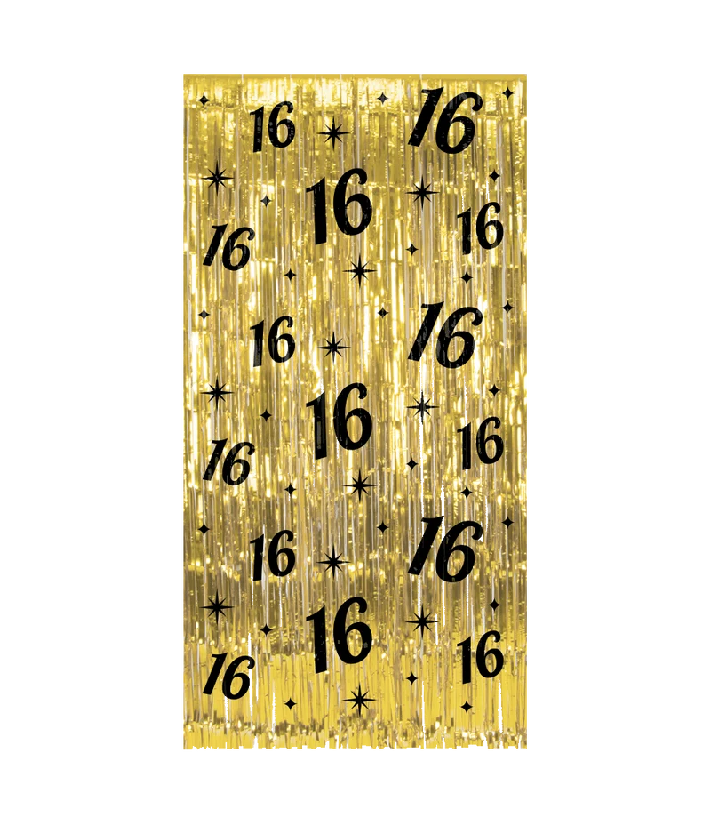 16 jaar Foliegordijn - 200 x 100 cm - Classy