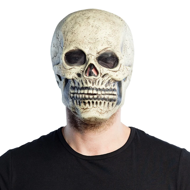 Latex hoofdmasker Skull schedelmasker heren