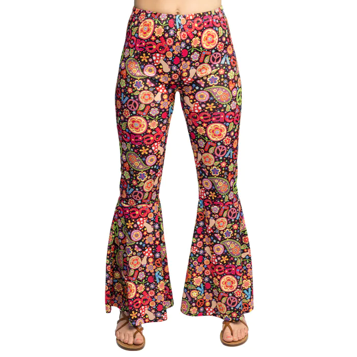 Flared Broek Flower Power