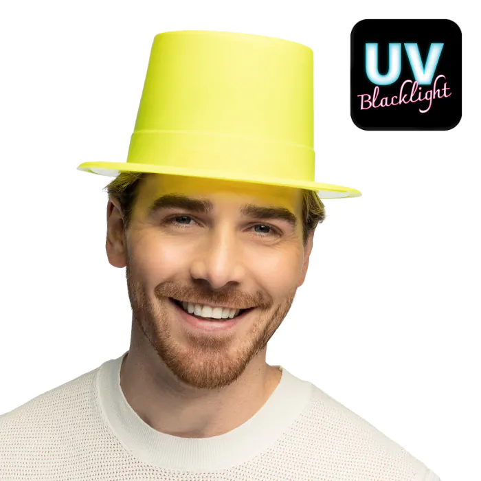 Hoge Hoed Topper Neongeel