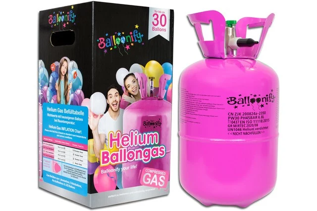 Heliumcilinder tot 30 ballonnen