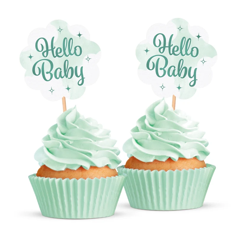 Cake Toppers 'Hello Baby' (20st)