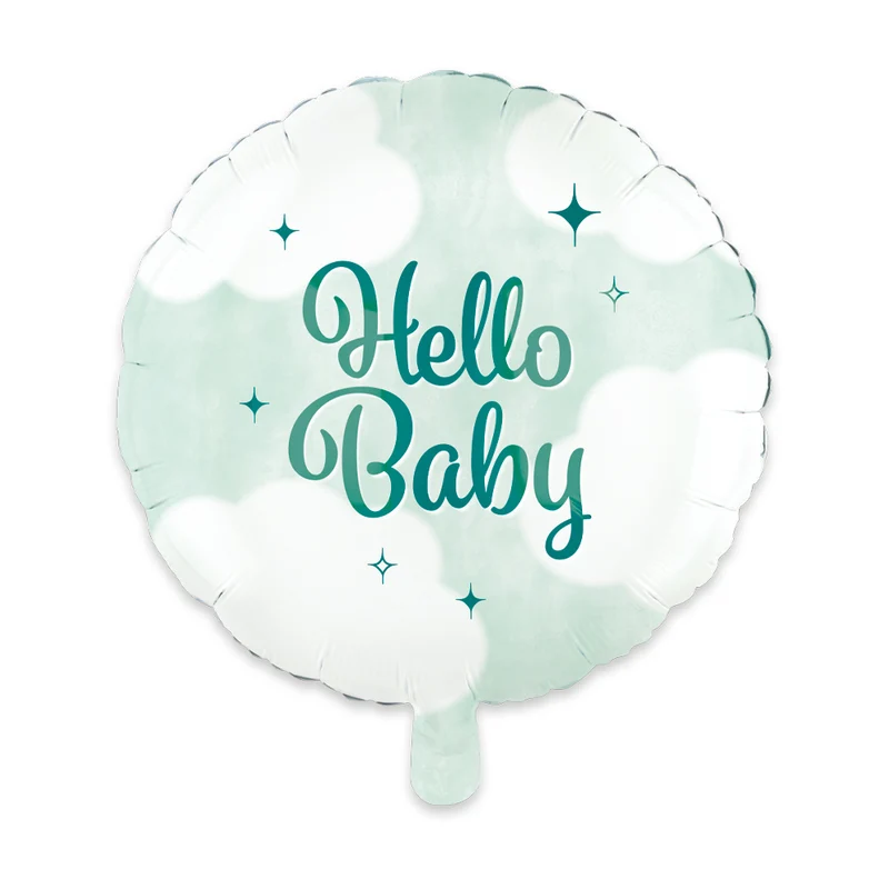 Folieballon 'Hello Baby' (46cm)