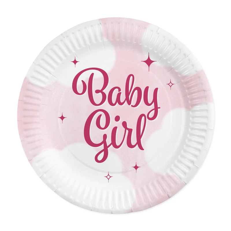 Bordjes Baby Girl 23cm (8st)