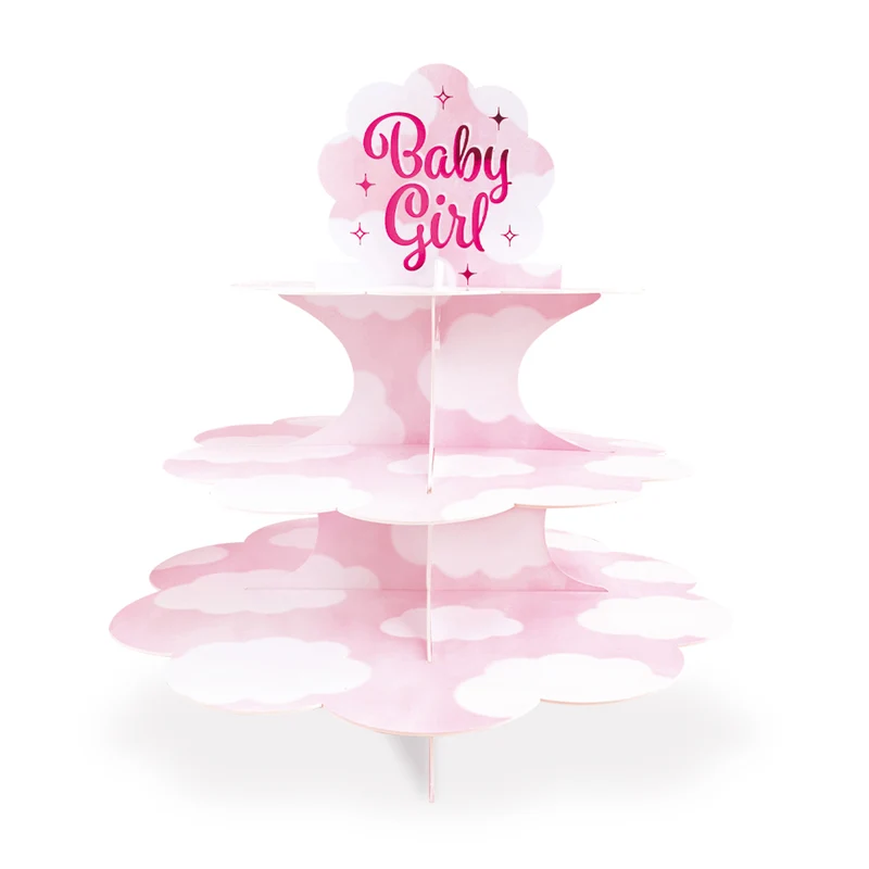 Cupcake Etagère Baby Girl 32cm