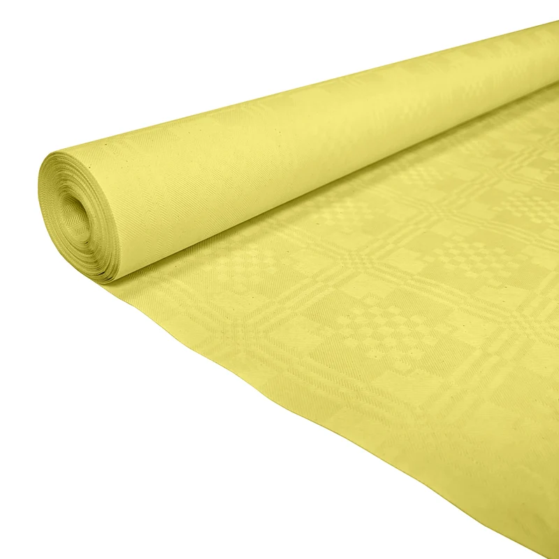 Papieren Tafelkleed Geel (1,19x8m)