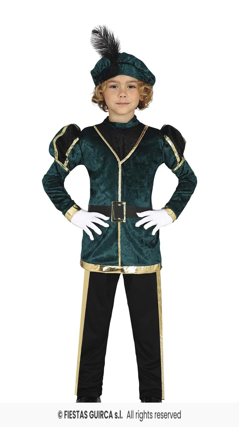 Hoofdpietje Kostuum Kind Groen/Zwart