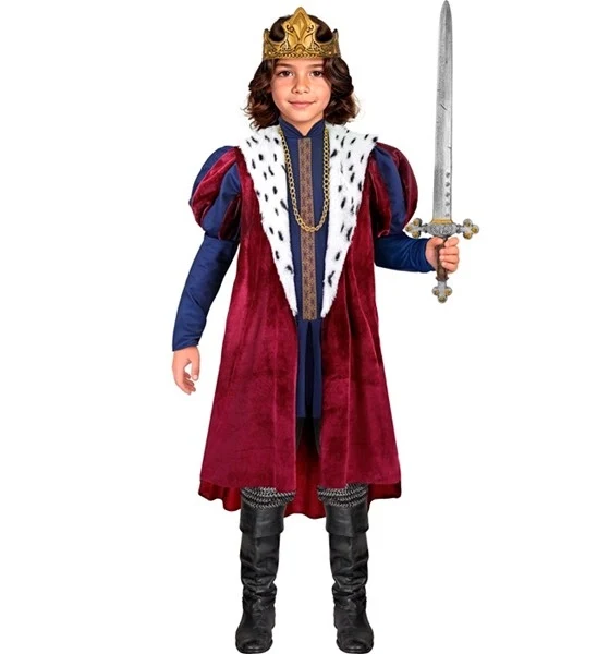 Koning kostuum Niels jongens