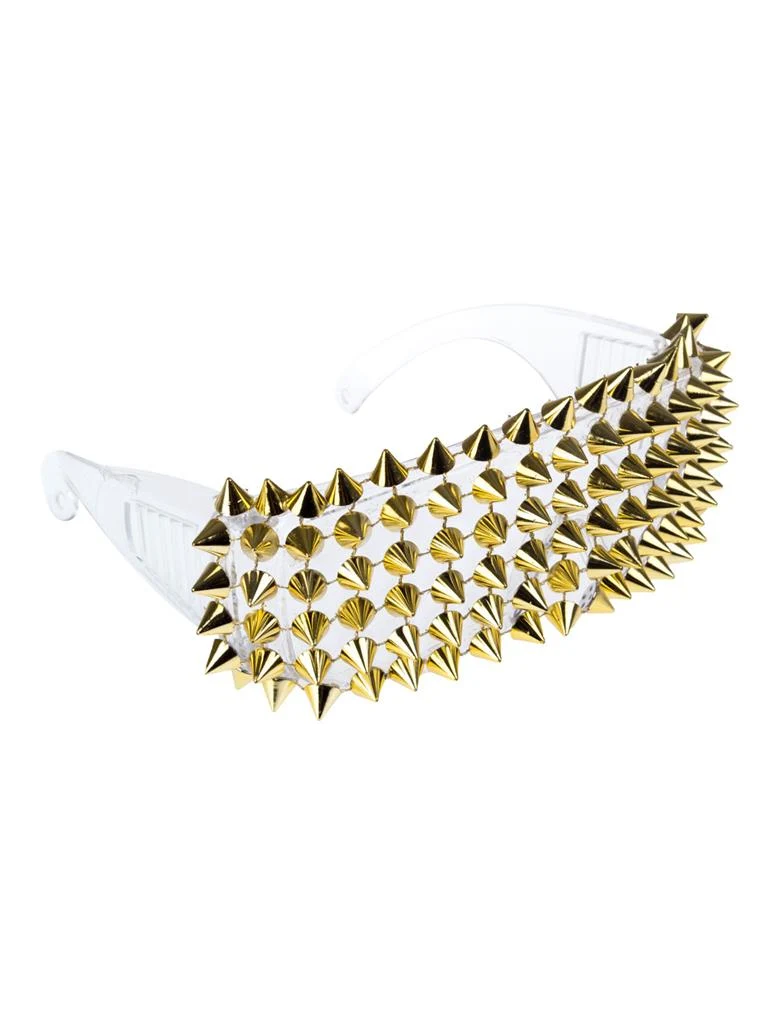 Bril met gouden studs transparant montuur dames en heren